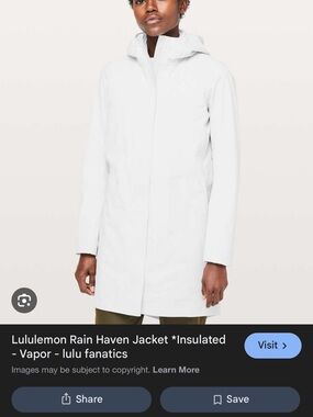 lululemon athletica Vapor Rain Haven Jacket - White